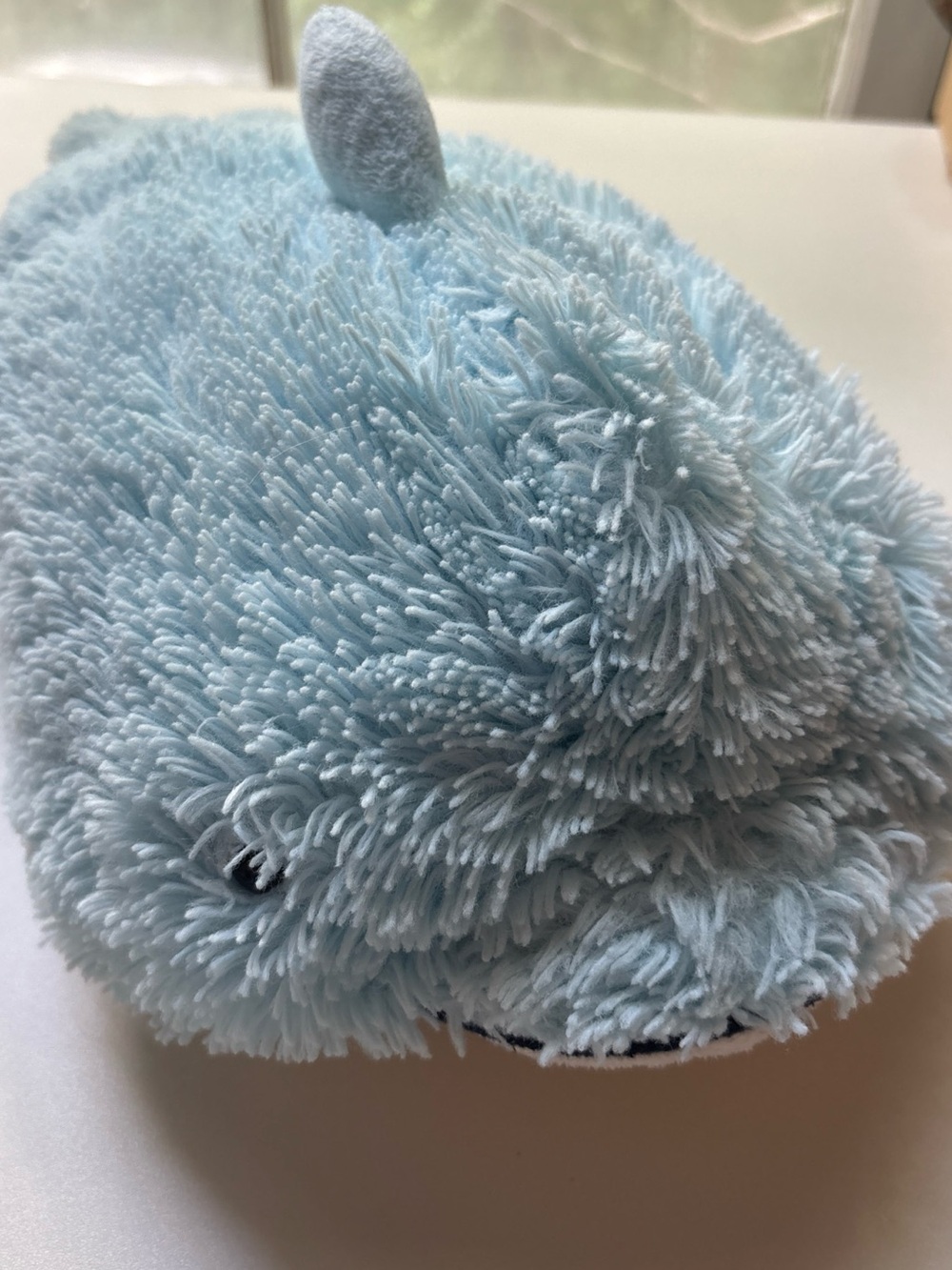 RARE‎ Pillow Pet Pee-Wee 11” 2010 Dolphin Blue Plush Stuffed Animal Pillow